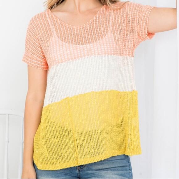 NWT Knitted Twist Detail Top Size Medium - Picture 4 of 7